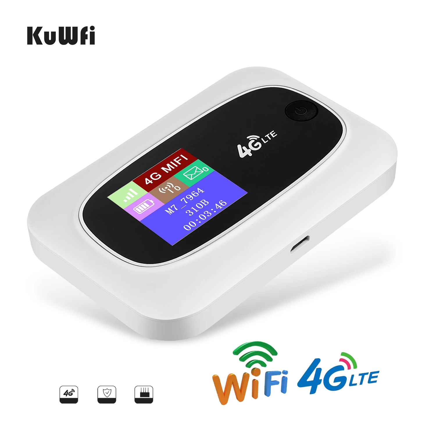 KuWFI 4G Wireless SIM Routers Mobile Phone Wifi Travel Router Mobile