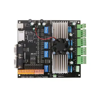

USB MDK2 4 Axis Tb6560 Stepper Motor Driver Board 3.5A 24V with MPG Interface For CNC Engraving
