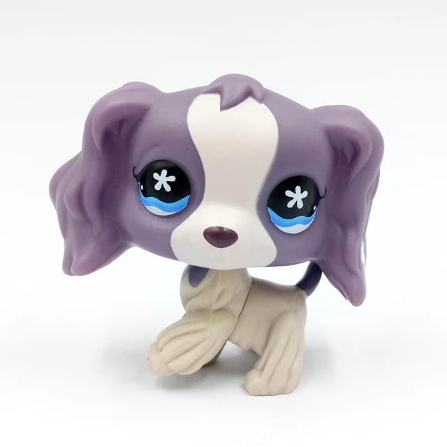 Rare littlest pet shop lps toys dog collection cute littlest sausage old original animal figure kids Christmas gifts 66