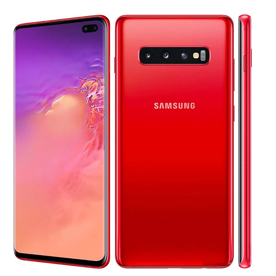 samsung Galaxy S10+ S10 plus G975U T-Mobile Version мобильный телефон Snapdragon 855 6," 8 Гб ram 128 ГБ rom NFC 4G телефон