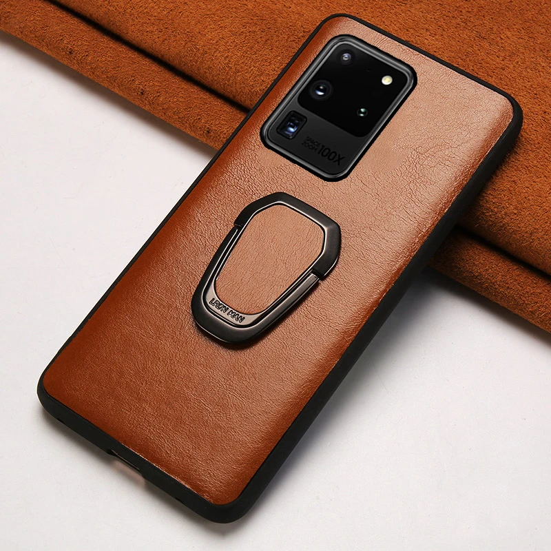 Luxury leather Magnetic Case For Samsung Galaxy Phones 2