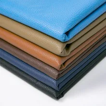 100*138 センチメートルライチ合成皮革 Pu レザーファブリック人工合成皮革生地 DIY バッグソファ装飾縫製材料(China)