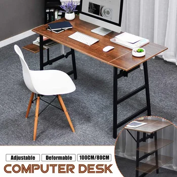 

Computer Table Adjustable Portable Laptop Desk Rotate Laptop Bed Table Standing Desk