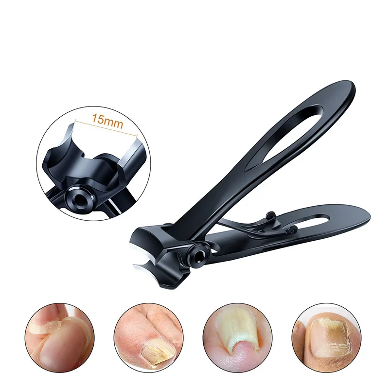 Professional Nail Clippers Stainless Steel Nail Cutter Toenail Fingernail Manicure Trimmer Toenail Clippers for Thick Nails