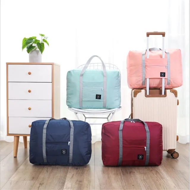 New Fashion Foldable Travel Bag  Large Capacity Nylon Waterproof Clothes Storage Zipper Handbag Travel Carry on Weekend Bags 3