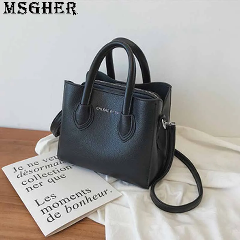 

MSGHER Solid Flap Women Bag Wild Variegation Shoulderband Joker Summer Letters Large Capacity Casual Crossbody Women Bag WB2755
