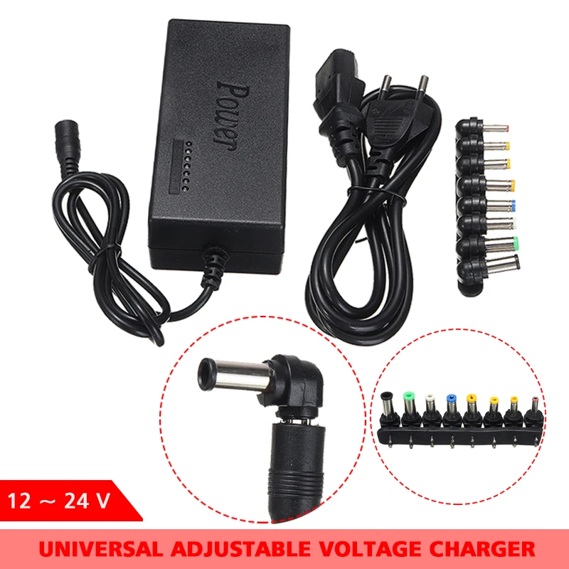 Pohiks 1pc DC 12V-24V 4-4.5A 96W Laptop Adapter Universal AC Power Supply Charger for ASUS DELL Lenovo Toshiba | Компьютеры и офис