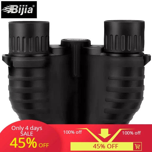 BIJIA 10x25 мини Бинокль Профессиональный бинокль телескоп опера очки для путешествий концерта спорта на открытом воздухе Охота Инструменты