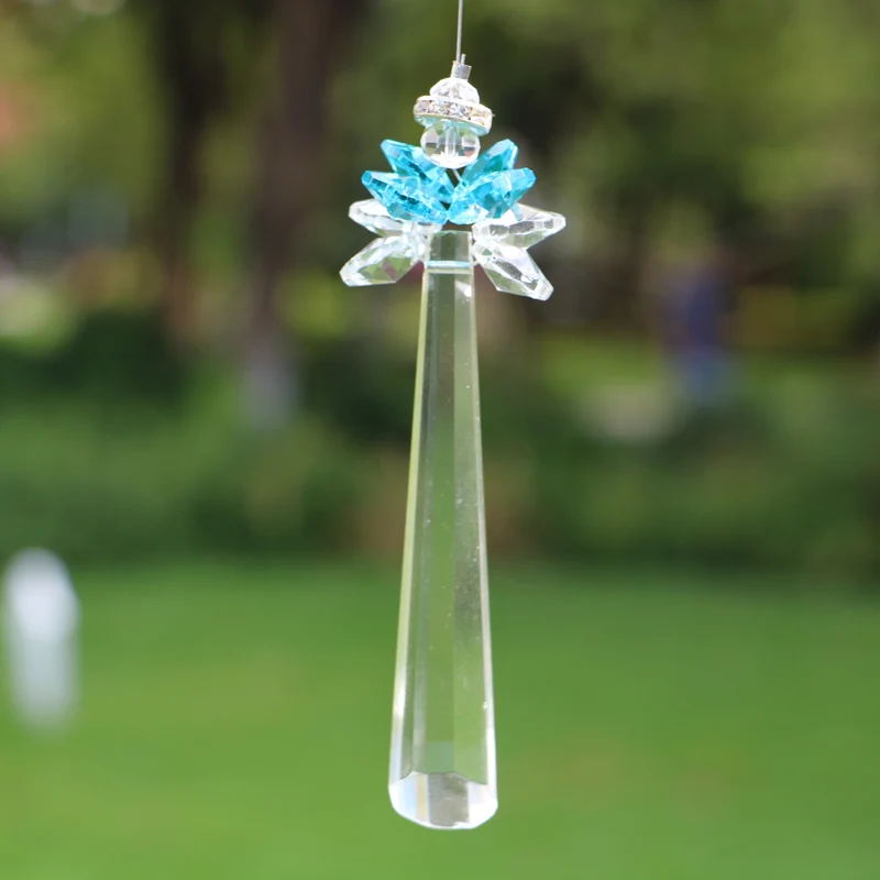 

1PCS Hanging Crystal Guardian Angel Pendant Window Suncatcher Rainbow Maker Wedding Decoration