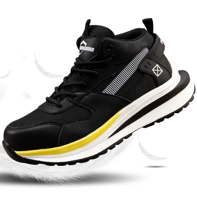 Safety Shoes Men Shoes Work Sneakers Men Steel Toe Shoes Work Boots Puncture Proof Industrial