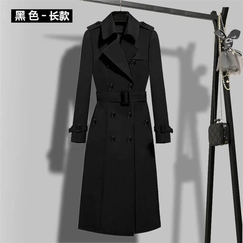 2020 Autumn Women Classic Double Breasted W220Long