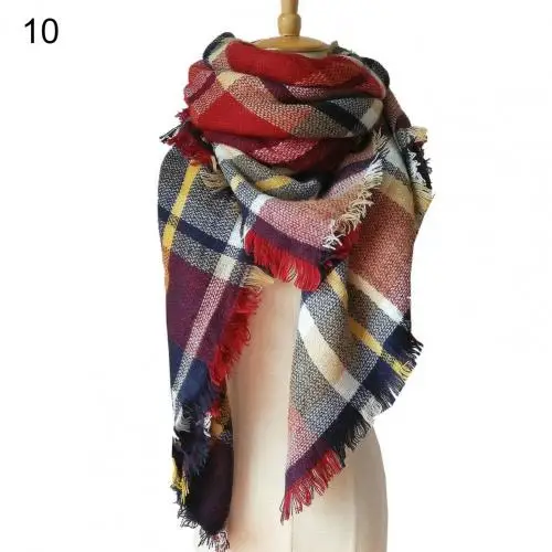 Multi-color  Stylish Multi-function Long Warm Shawl Comfortable Scarf Wrap Washable   for Gift mens infinity scarf Scarves