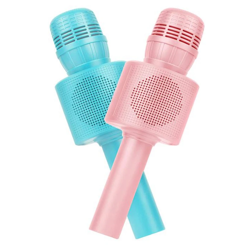 Drahtloses Bluetooth Mikrofon für Kinder Karaoke Mikrofon Geschenk rosa 