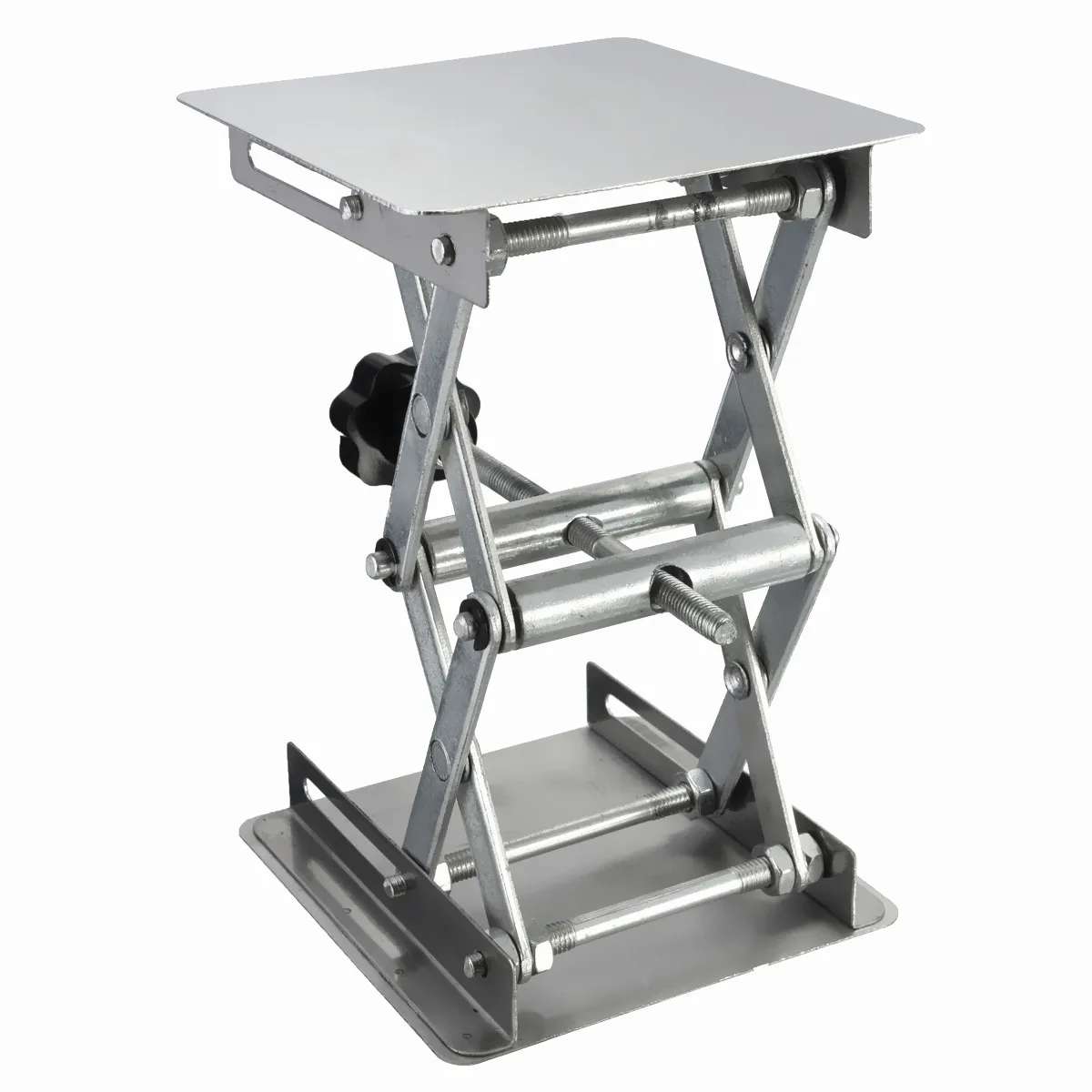 

Stainless Steel Adjustable Lab Stand Table Rack Scissor Lab-Lift Lifter for Science Experiment Woodworking Benches 100X100X160m