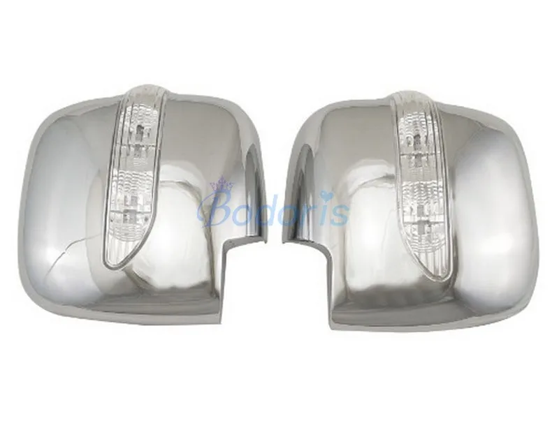 Для Toyota Hiace 2005 2006 2007 2008- крышка дверного зеркала заднего вида наложения хром автомобиль Средства для укладки волос - Цвет: With LED lamps