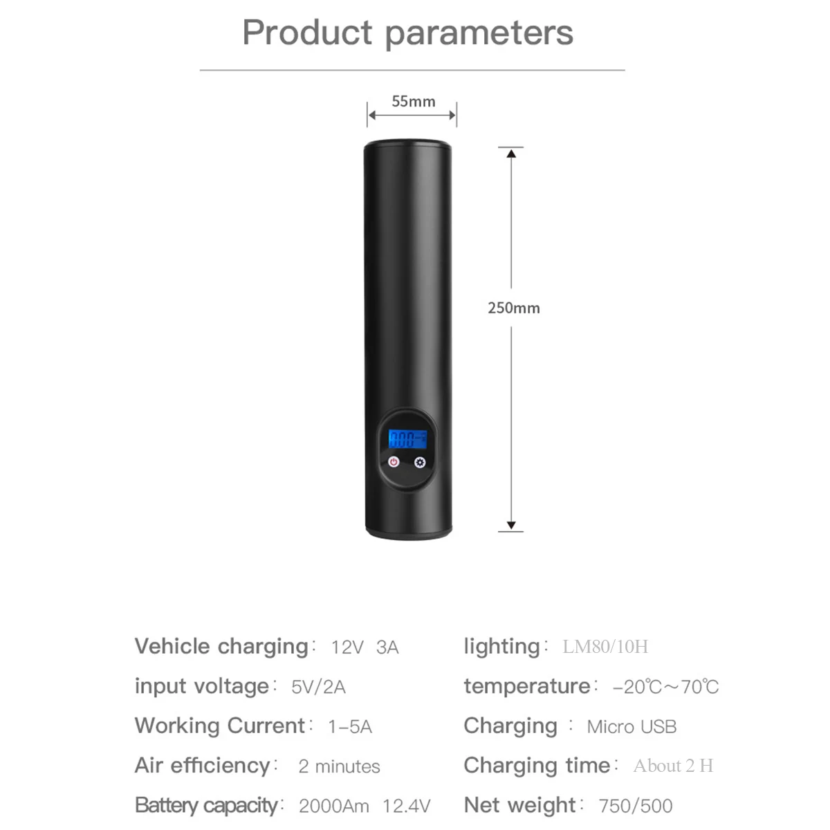 12V насос для накачки шин беспроводные Портативный компрессор Цифровой Автомобильный шинный насос для автомобиля Велосипеды шины Мячи плавательные круги