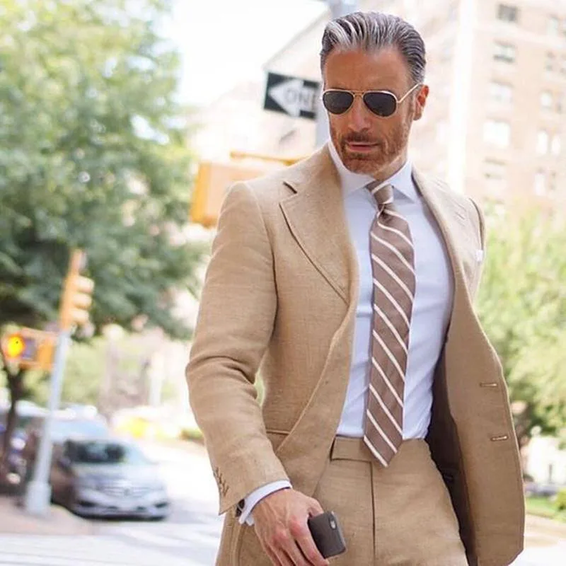 

Handsome Groomsmen Notch Lapel Groom Tuxedos Mens Wedding Dress Man Jacket Blazer Prom Dinner (Jacket+Pants+Tie) K181