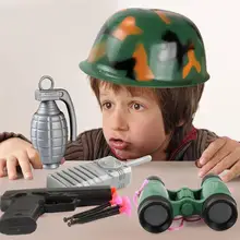 Детская игрушка, камуфляжный костюм, шляпа, креативная ролевая игра, дети, имитация огня, родитель-ребенок, игрушка со шлемом