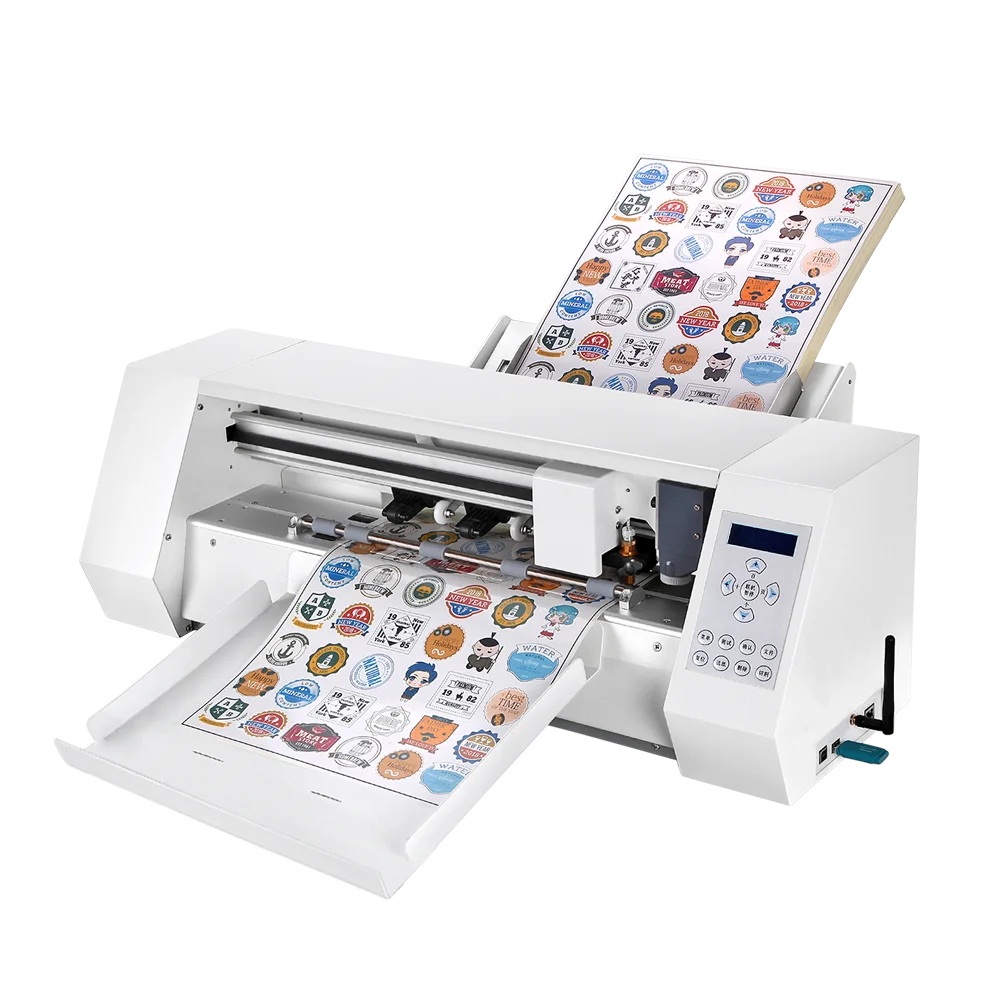 

Vicsign A3A4 size Digital Die Sheet Cutter For Advertising Label cutting/Auto sheet feeding Label cutter Contour Cutting Plotter
