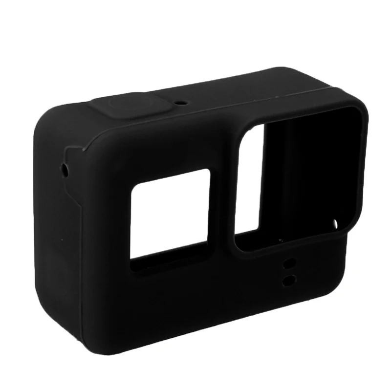 1 комплект для GoPro Hero 5 6 7 Чехол для экшн-камеры защитный силиконовый чехол+ крышка для объектива для GoPro аксессуары 5 цветов