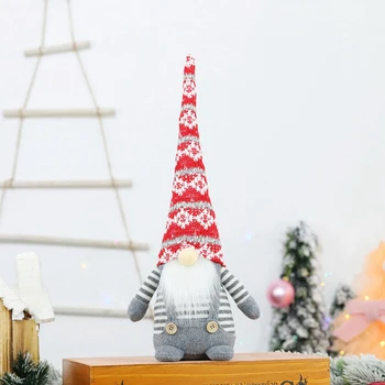 

Supplies Doll Gnome Plush Pendant Xmas Tree Hanging Ornament Party Seasonal