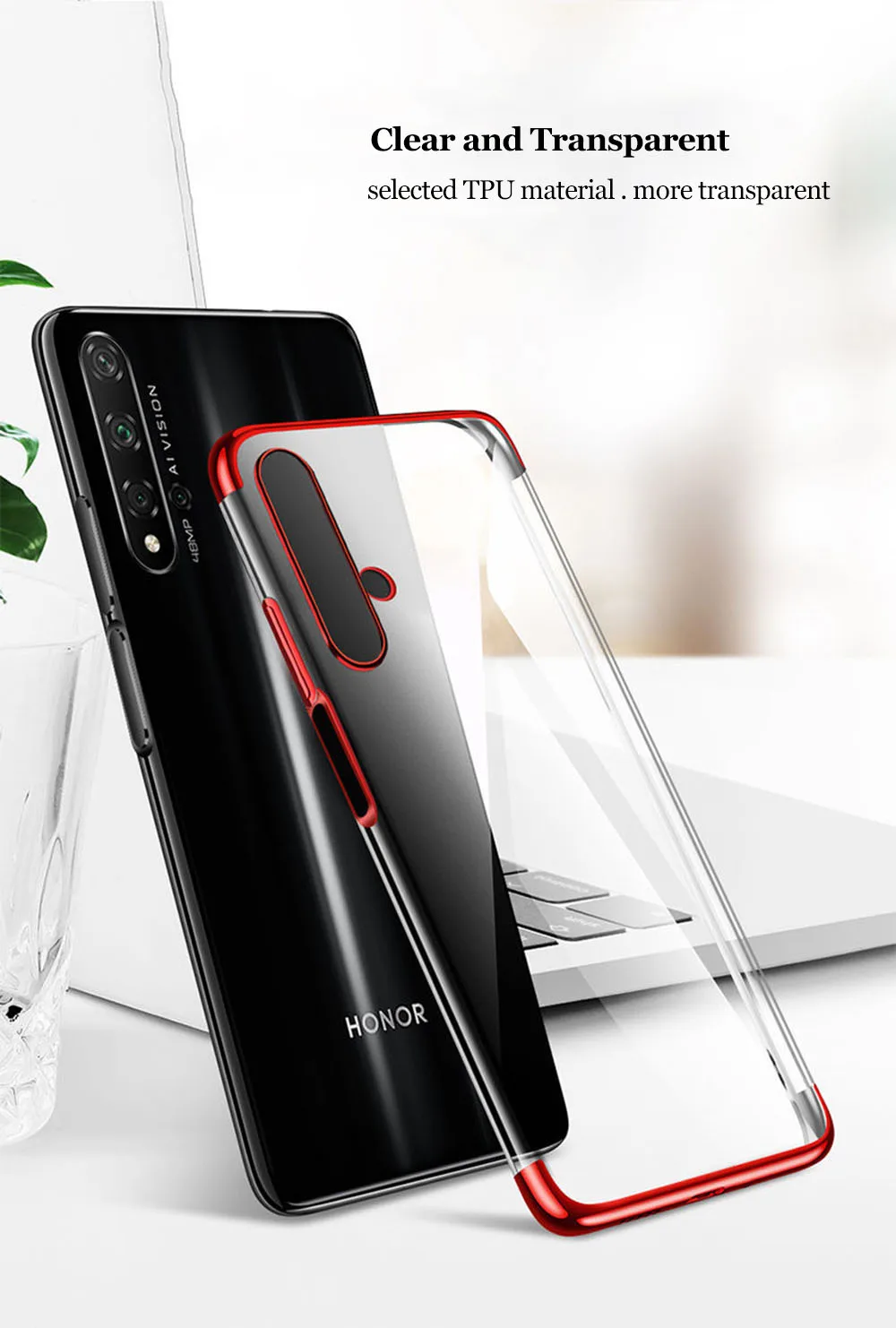 Чехол для телефона для Honor 20 20 S чехол Роскошный бампер полный чехол силиконовый задний Прозрачный чехол для huawei Honor 20 Pro Honor 20 20 S Чехол