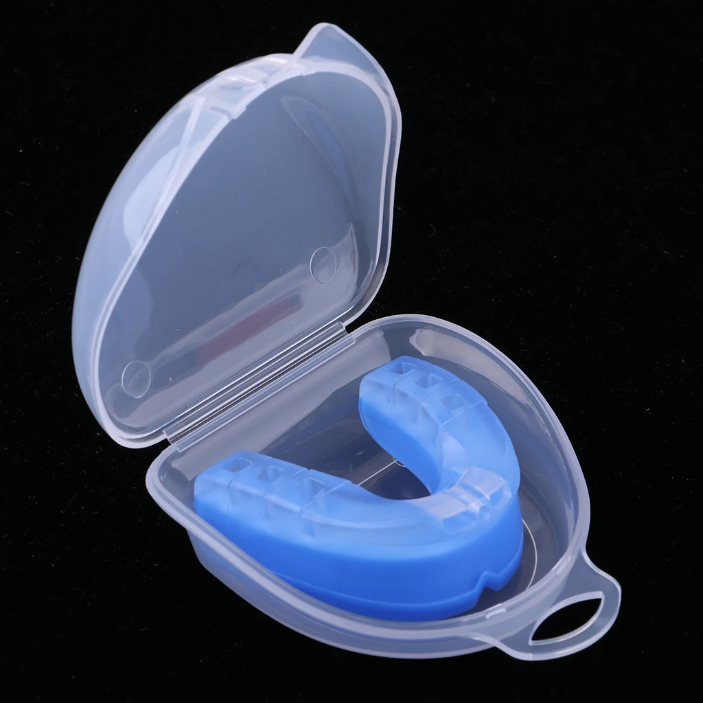 Mouthguard Protect with Case Sports Mouth Wear Lips&Gum Protector