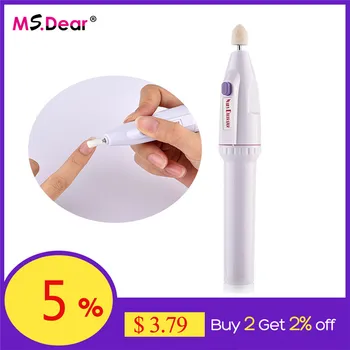

5in1 Mini Nail Art Drill Machine File Electric Nail Drills Pen UV Gel Remove Manicure Pedicure Gel Polish Buffer Nail Art Tools