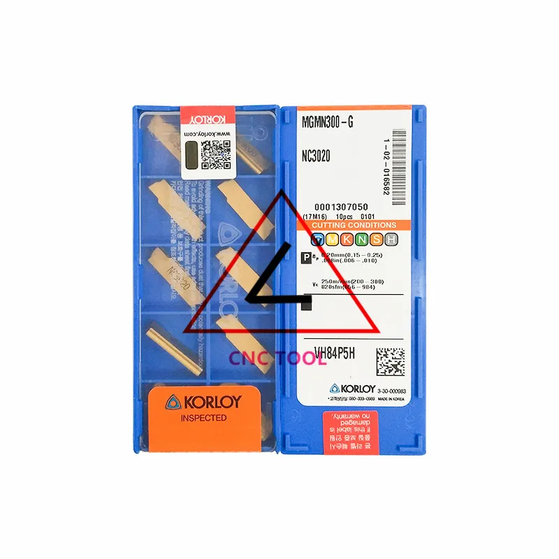 

MGMN300-G NC3020 10pcs Original Korea KORLOY Cutting Tool