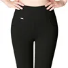 LPOWSS Sexy High Waist Skinny Black Leggings Women Solid Plus Size Pencil Pants Stretch Skinny Thin Korean Small-leg Trousers ► Photo 2/6