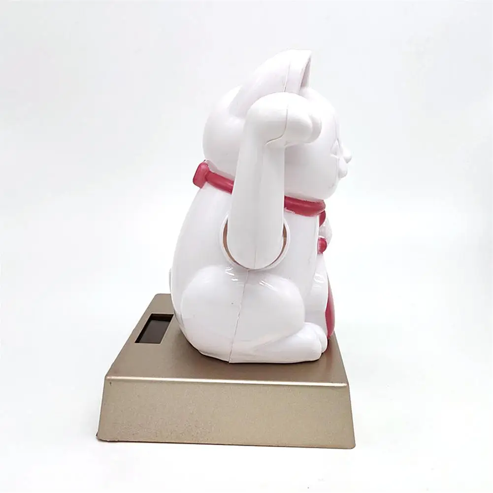 Украшение интерьера автомобиля Lucky Cat, солнечная качающаяся кукла для дома, автомобиля, отеля, офиса, Декор, рукоделие, качающаяся голова, игрушки, автомобильные аксессуары