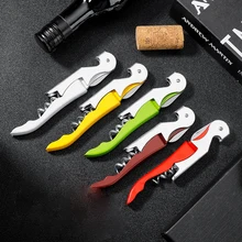 8 couleurs en acier inoxydable liège vis tire-bouchon multifonction ouvre-bouchon de vin bouchon de bière ouvre-bouteille cuisine barre outils accessoires