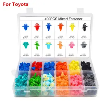 

Assortment Rivet Auto Nylon Door Mixed Fastener Clip For Toyota Fender Bumper