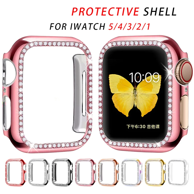 Diamond-Bumper-Protective-Case-for-Apple-Watch-Cover-Series-5-4-3-2-1-38MM-42MM