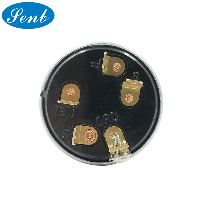 Ignition Switch With 2 Keys 5 Pins 3E-0156 3E0156 9G764 Compatible With Caterpillar CAT Engine 3126B 3176C 3196 3406E 3408E