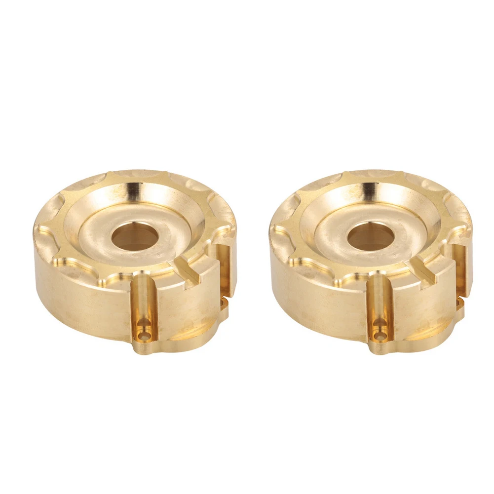 

2PCS Heavy Brass Crawler Weight Hubs Balance Car Wheel Knuckle Buggy RC Toys Servo Mount Accessories Durable Parts For TRX4