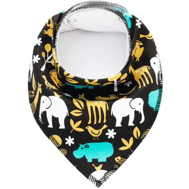 Baby Bibs Triangle scarf Cotton Cartoon Child Baberos Bandana Bib Babador Dribble Bibs Newborn Slabber Absorbent Cloth Bib B45
