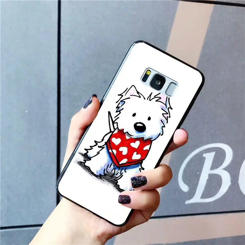 Cute Cartoon yorkshire terrier dog puppy