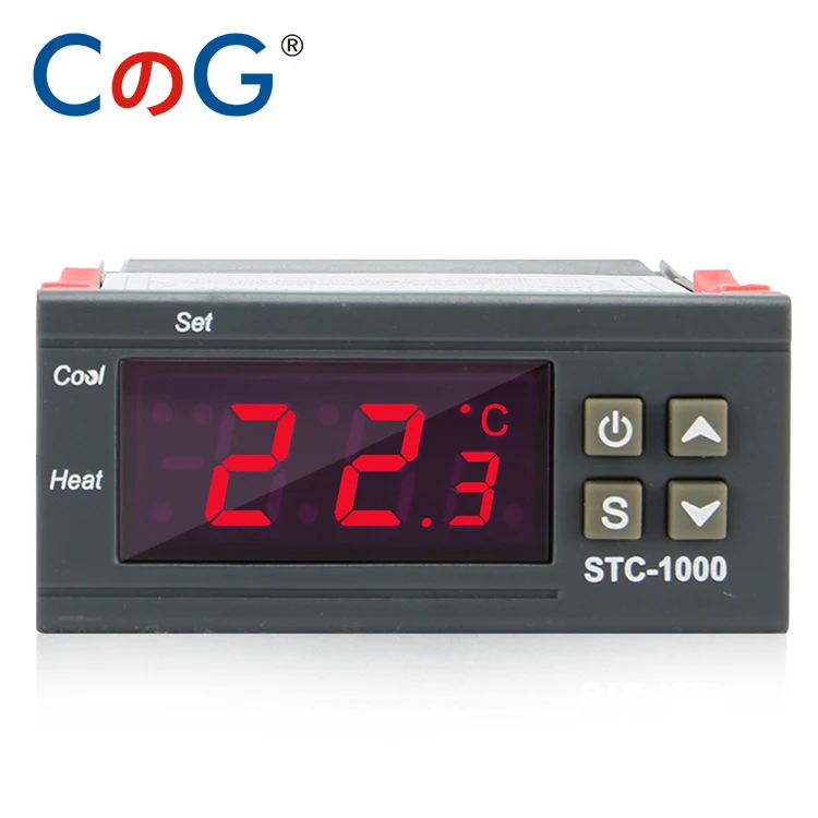 

CG STC-1000 12V 24V 220V Digital Temperature Controller For Incubator Relay LED 10A Heating Cooling Thermoregulator Thermostat
