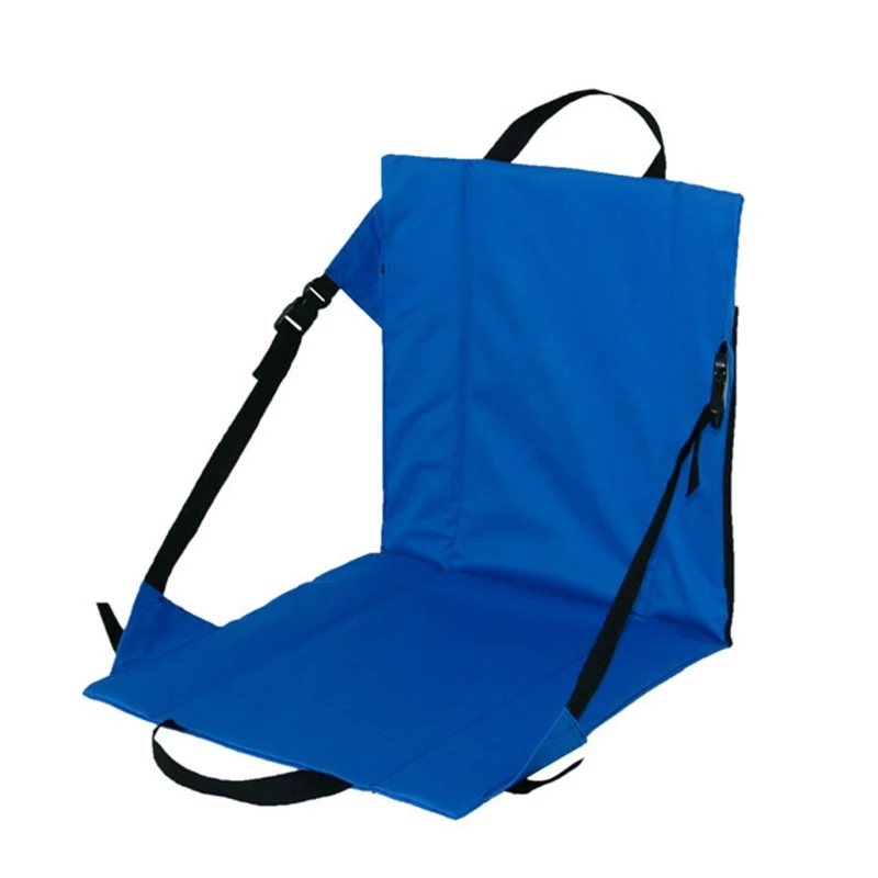 

Portable Outdoor Camping Travel Folding Chair Comfort Seats with Backrest Beach Moisture-Proof Leisure Barbecue Cushion