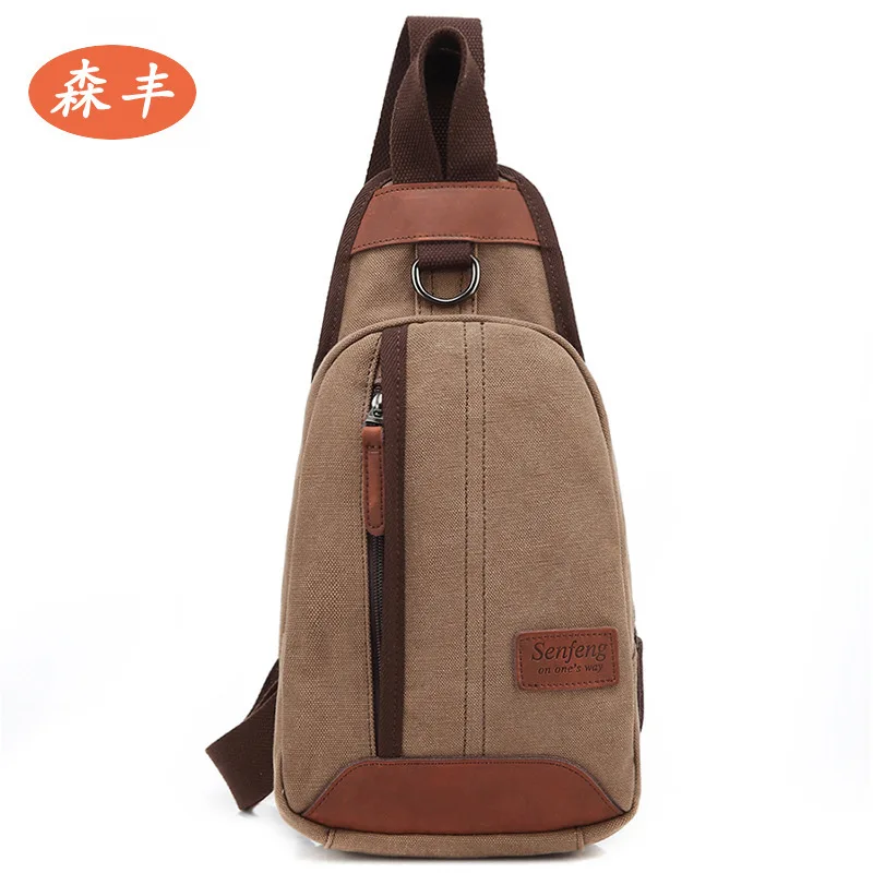 

Sen feng Korean-style Casual Sports Men Cross-body Shoulder Bag Chest Pack Multi-functional Bag Chest Shoulder Bag
