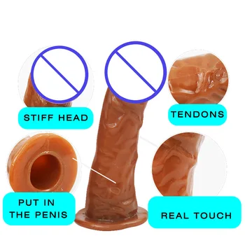 Wearable Big Dildo Female Masturbation Gay Sex Toys For Couples Silicone Dick Cock Artificial Penis Man Adult Products Sexshop 3
