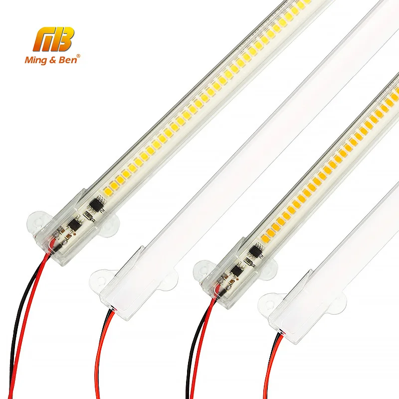 

LED Tube Light SMD2835 72leds 50cm 30cm Clear Shell Milky White Shell Warm Cold White 220V LED Wall Lamp Home Commercial Light
