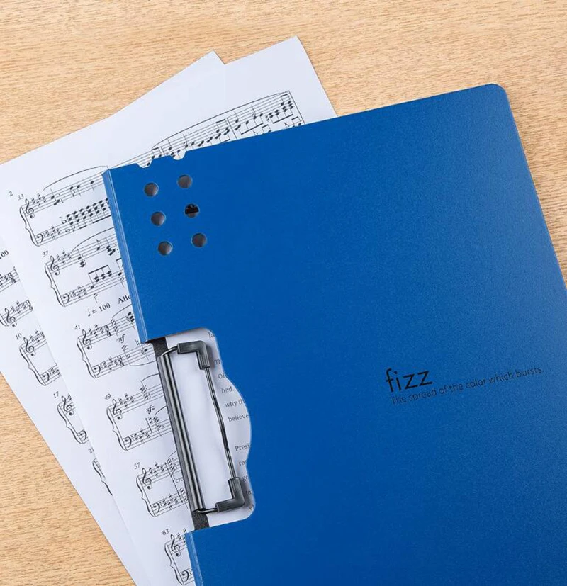 Fizz Orizzontale A4 Cartella Texture Opaca Portatile Pad Portatile Pen Tray Addensare Valigetta Scuola di Forniture Per Ufficio - immagine 6