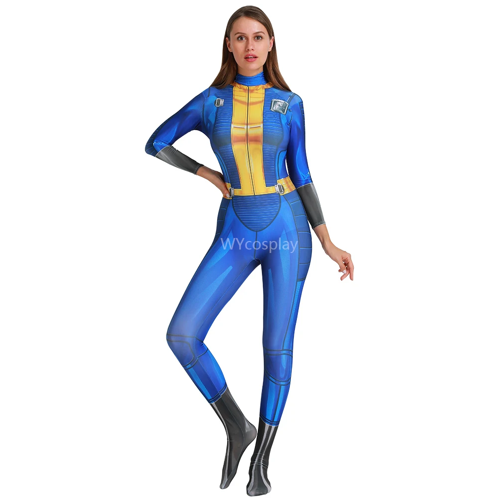 bang overtuigen drie Deluxe Fallout 4 Vault Cosplay Game Character Dress Up Halloween Costume  For Women Kids - AliExpress