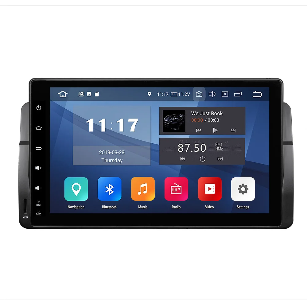 Eonon 9\ Android 9.0 Car head unit multimedia radio 2G RAM 32G Car GPS Navigation Bluetooth 5.0 4G Wi-Fi for BMW E46 1999-2004