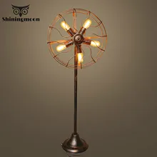 Промышленная Ретро Напольная Лампа американская креативная балкон Лофт домашний декор Современные Напольные лампы бар стоячий светильник