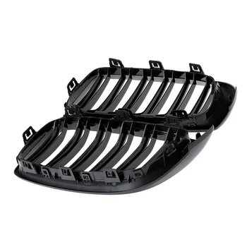 

1 Pair Car Front Double Slat Kidney Grille Grill for BMW 4 Series F32 F33 F36 420i 428i 435i 2014-2016 PR Sale