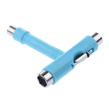 

Multi Skateboard T Tool And Y Tool All In One With Small L Spanner, Blue