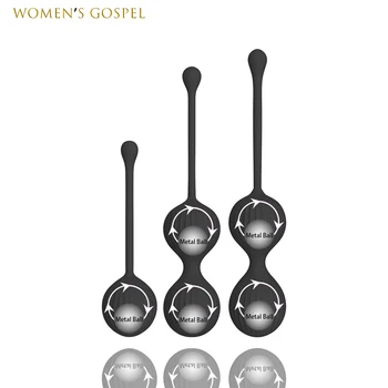 Safe Silicone Smart Ball Vibrator Kegel Ball Ben Wa Ball Vagina Tighten Exercise Machine Sex Toy for Women Vaginal Geisha Ball 2